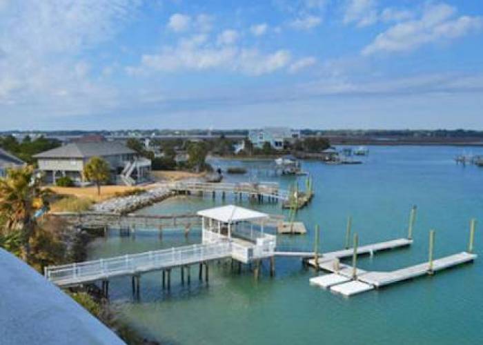 Garden City Beach Rentals with Dock Access