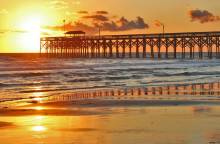 A view of the Garden City Beach Pier