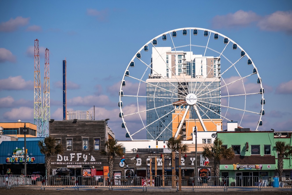 Myrtle Beach Boardwalk and SkyWheel