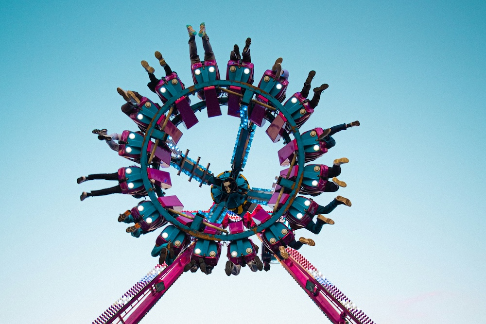 Ride at a theme park